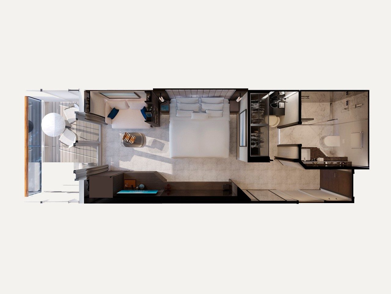 Ocean Terrace Suite - Floor Plan